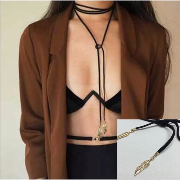 ⭐️ Wrap choker necklace - Picture 2 of 3