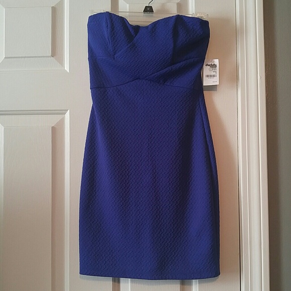 Mini Royal Blue Dress