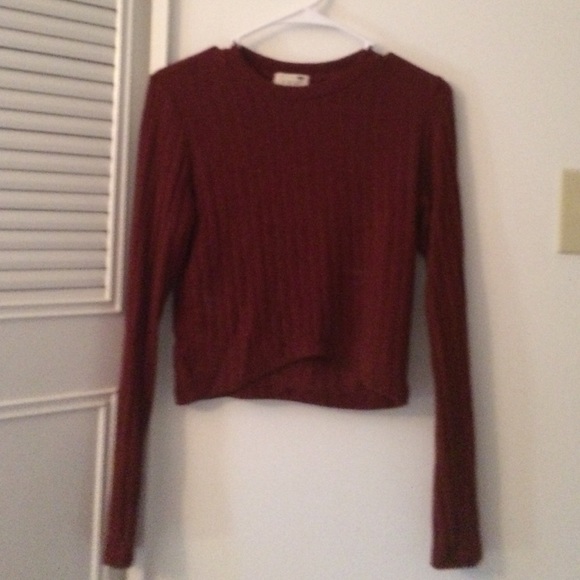 Sweater crop top