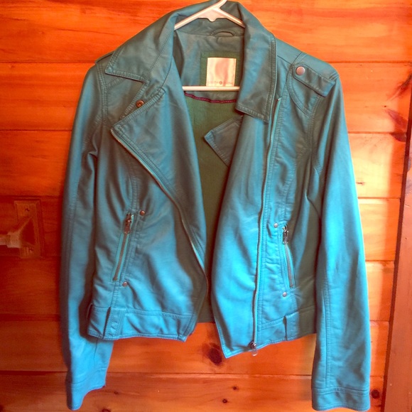 French leather jacket