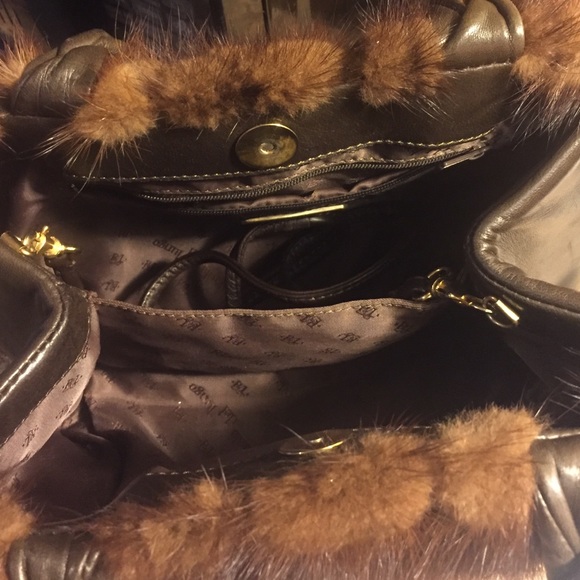 Real mink pocketbook