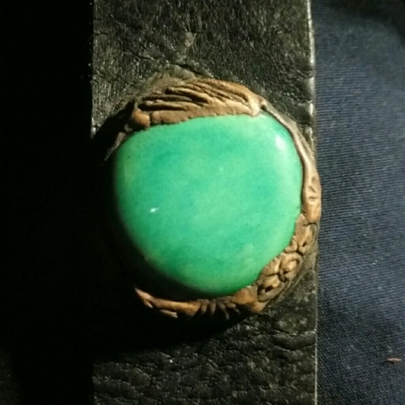 Vintage Boho leather bracelet..final price