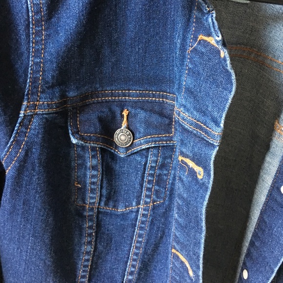 Dark blue denim jacket - Picture 2 of 3