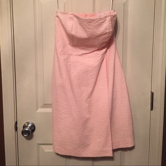 NWOT Vineyard Vines Seersucker Strapless Dress