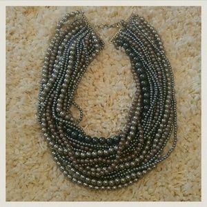 Multi-strand costume pearl necklace from BCBG