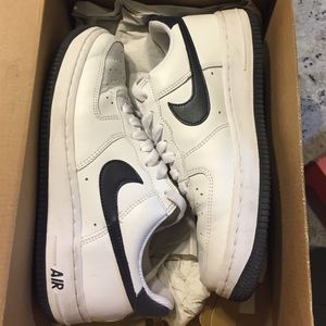 Air Force ones lightly worn
