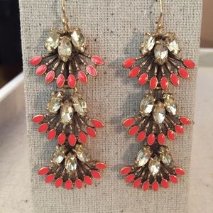 Coral cay earrings