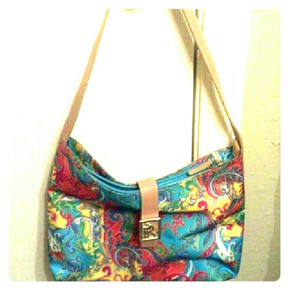 Lauren Ralph Lauren Paisley Print Handbag