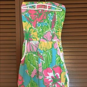Lilly Pulitzer Blue Big Flirt Lucy Romper