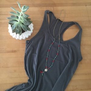 Long Gray Tank
