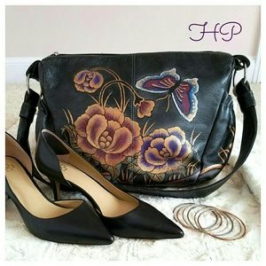 Biaaci Hand-painted Leather Bag