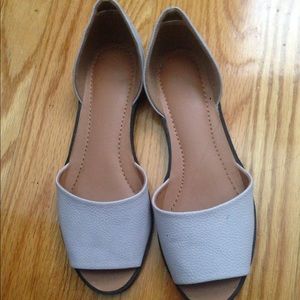 Urban outfitters lavender open toe flats