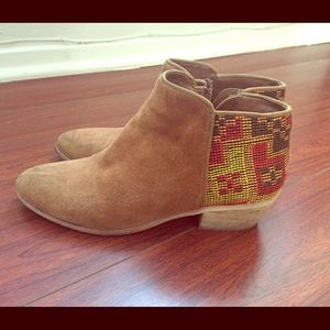 Brown Suede Sam Edelman Booties