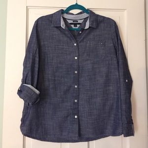 Tommy Hilfiger Classic Chambray Button Down Shirt