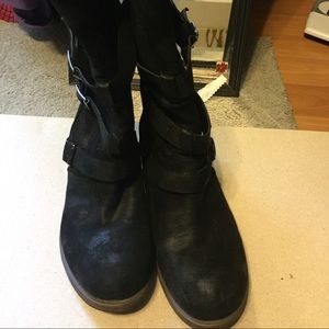 Crown Vintage motorcycle boots