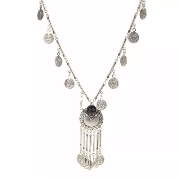 • boho coin neckless • - Picture 2 of 2
