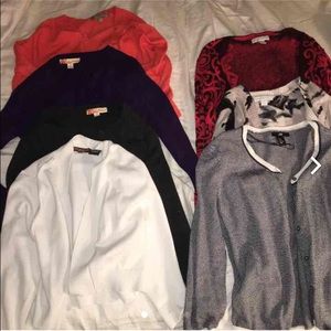 7 cardigan sweaters size XS and small