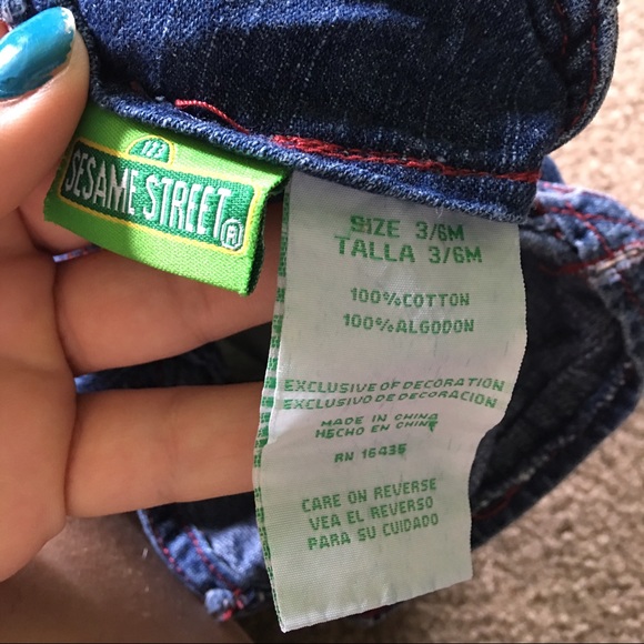 Elmo overalls size 3-6 months - Picture 3 of 3