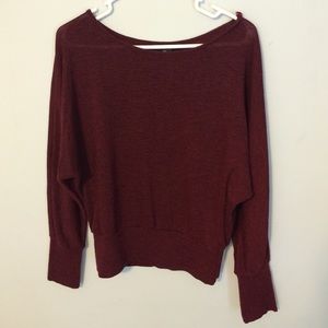 ✨Moving Sale✨ burgundy dolman top