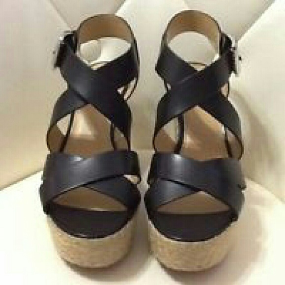 Worn ONCE! MK celia wedges