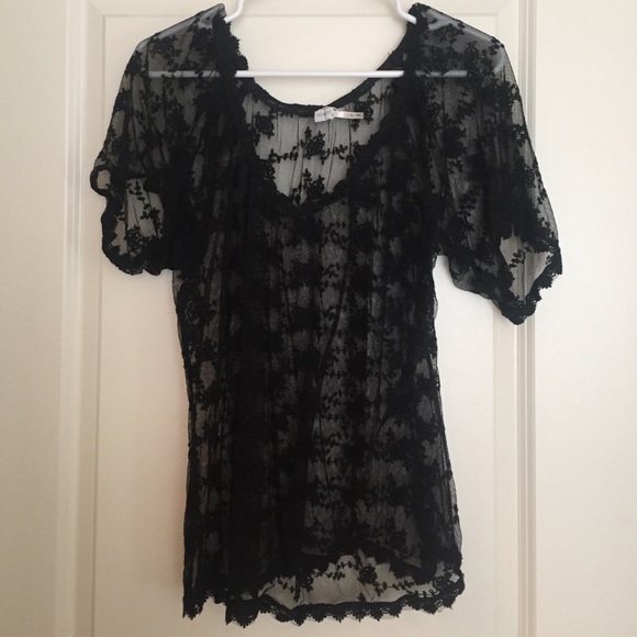 Sheer blank tee