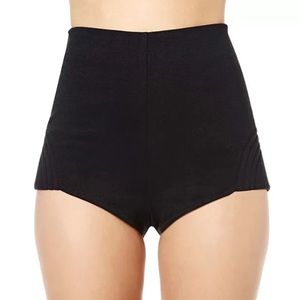 Black High Waisted Shorts