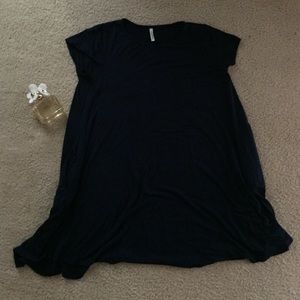 Navy blue tshirt dress