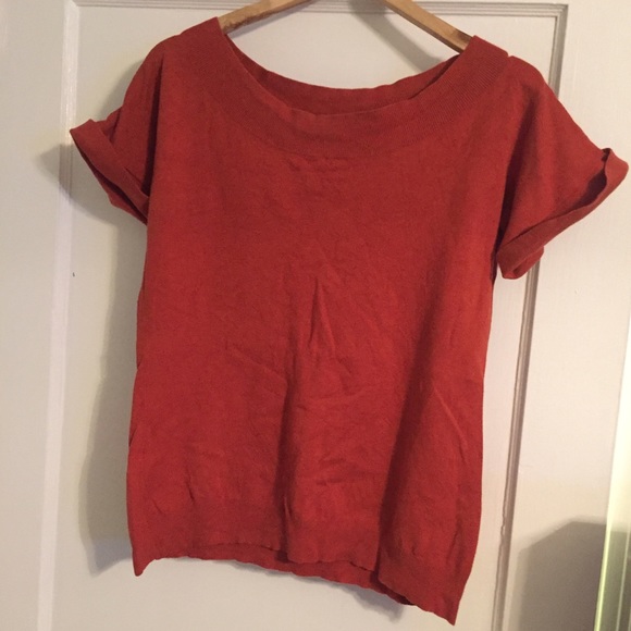 BR factory rust colored sweater top