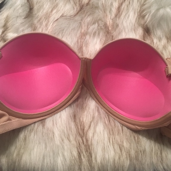 VS Pink 34D Beige Push-Up Bra - Picture 3 of 3