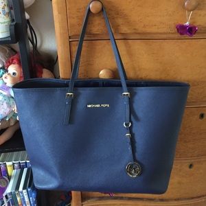 ***SALE** Brand new MK blue leather large tote