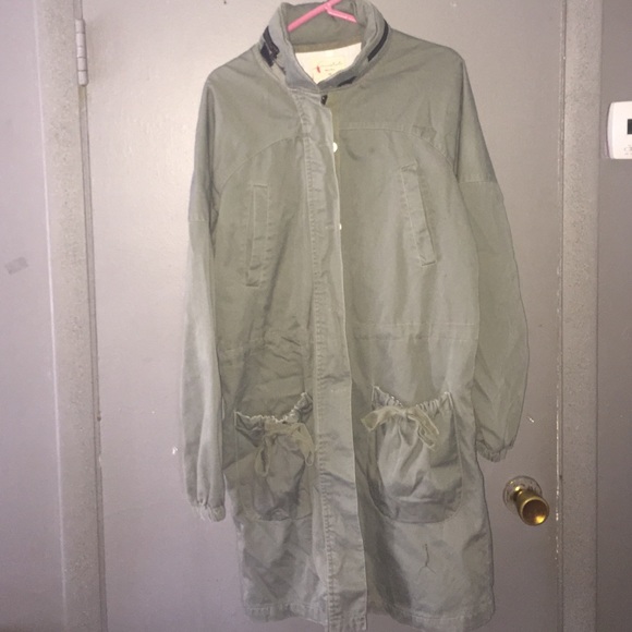 Long Army Green coat