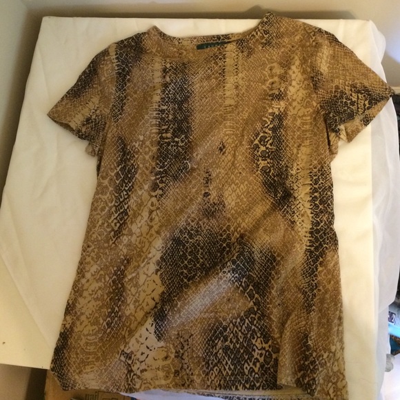 Ralph Lauren snake print shirt