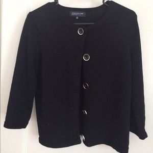 Black cardigan
