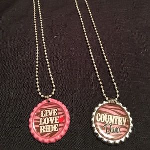 Bottle cap necklace