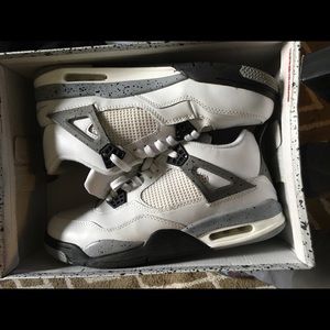 Air jordan retro 4 White cement
