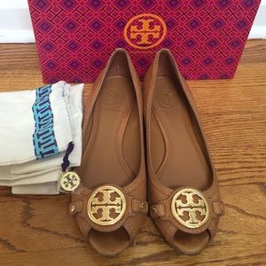 Tory Burch Leticia 30mm open toe wedge shoes