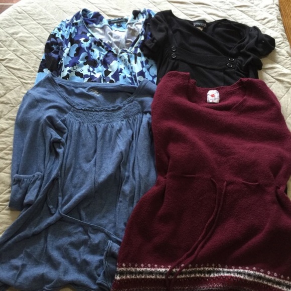 Maternity jeans and tops bundle