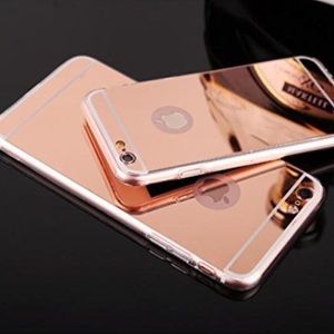 ✨ROSE GOLD MIRROR CASE✨