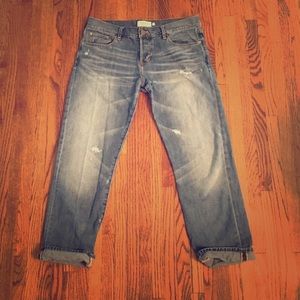 Abercrombie and Fitch boyfriend crop jeans