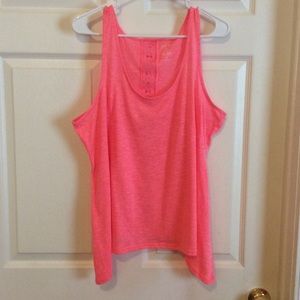 Beautiful asymmetrical tank top with lace