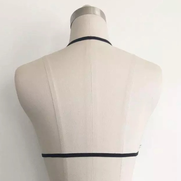 Black Lace Bra Bandeau - Picture 3 of 4