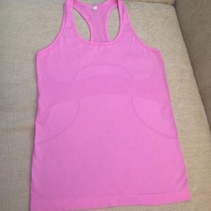Pink lululemon racerback, size 6.