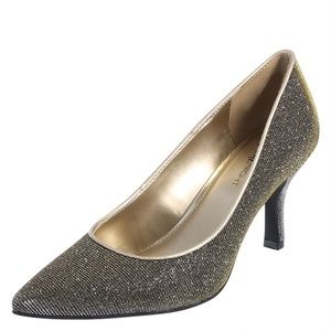 ✨Sparkle Glam Metallic Pointed Pumps: Gold/Silver✨