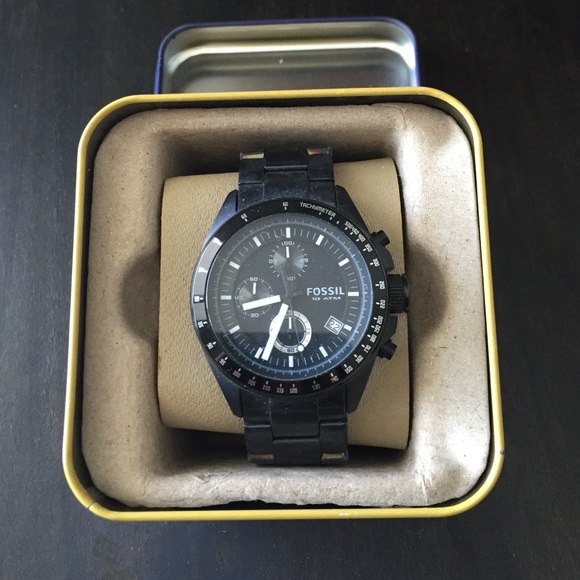 Fossil Other - Black Fossil Watch