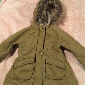 Toddler girl parka