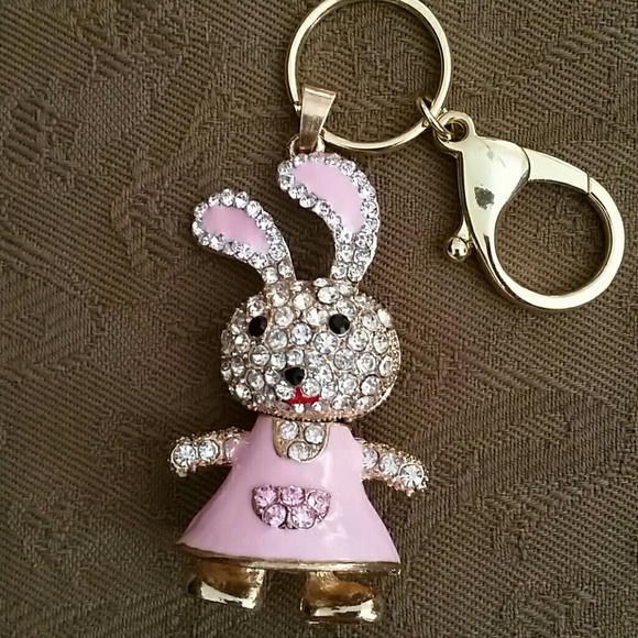 Bunny Handbag Charm / Key Chain - Picture 1 of 1