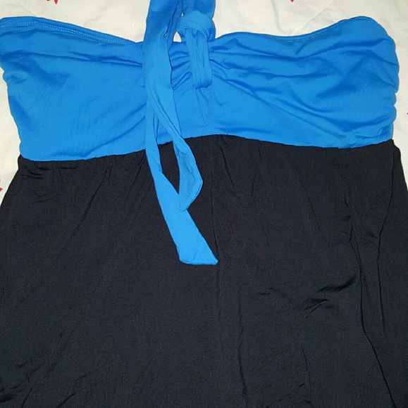 A.N.A. tankini halter bathing suit top