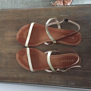 Gold sandals - final price