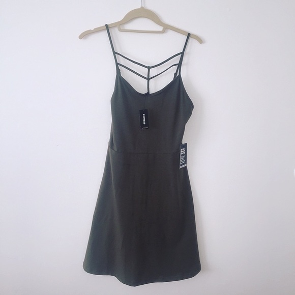 Olive Green Express Dress