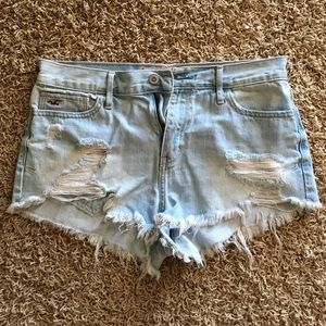 Hollister High wasted shorts